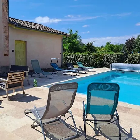 Lot Et Garonne En Campagne Pour 6 Personnes Piscine Et Jardin * Damazan